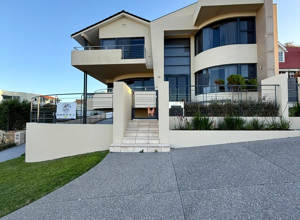 Three-storey home after an exterior repaint by Araya Painting Plus